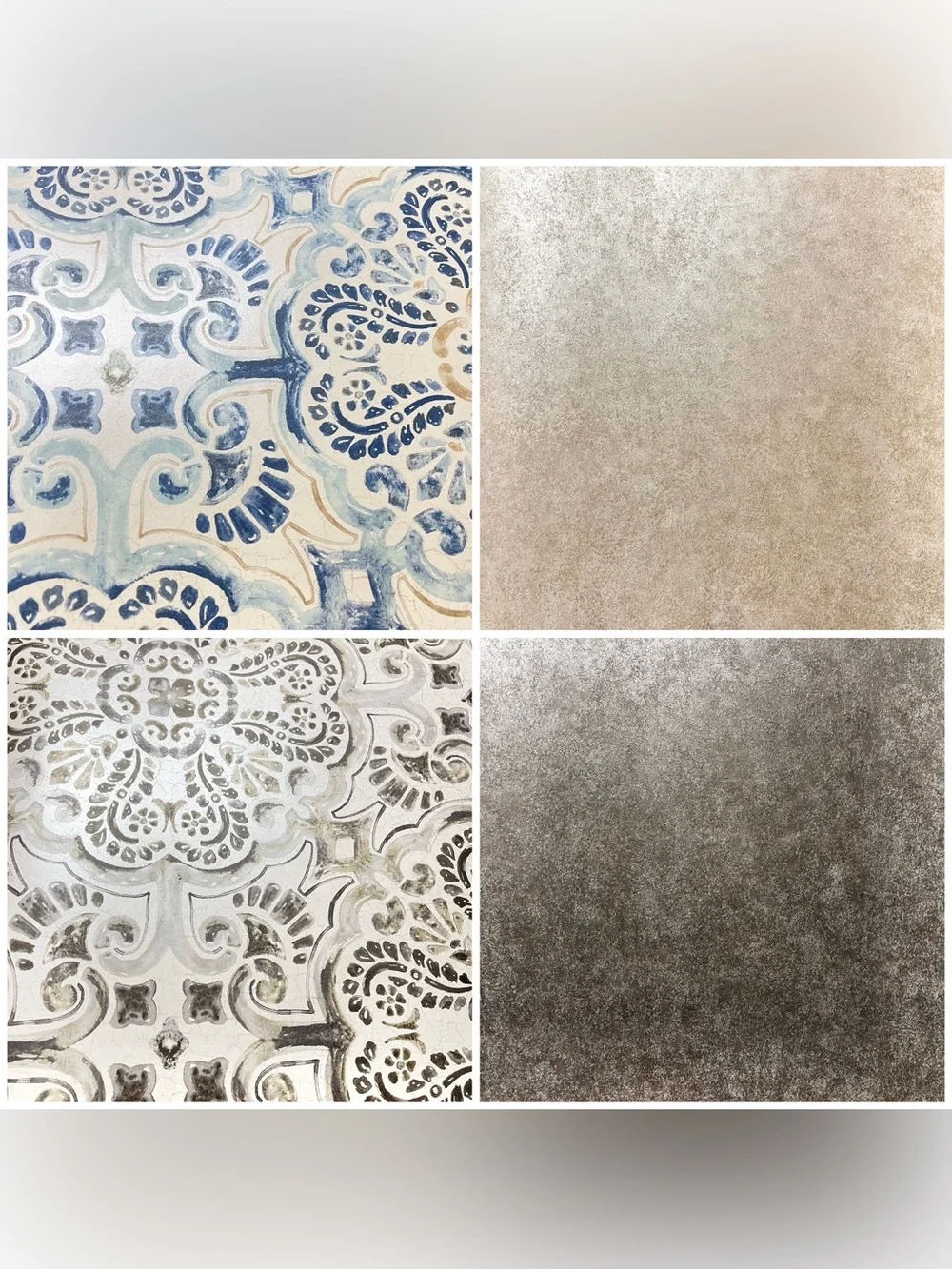26 Large Designer Vintage Rustic Tile Theme Wallpaper Scrapbooking Sample Sheets